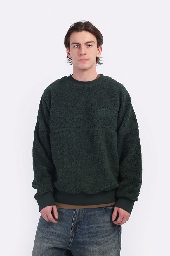 Мужская толстовка Carhartt WIP Coordinate Sweat (I033991-green) - фото 3 картинки