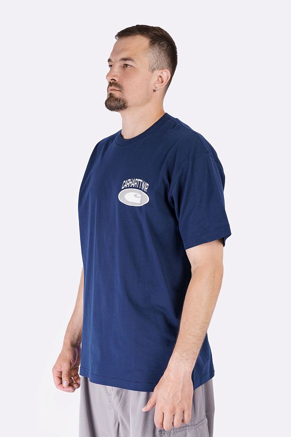 Мужская футболка Carhartt WIP S/S Tire T-Shirt (I034666-ink) - фото 4 картинки