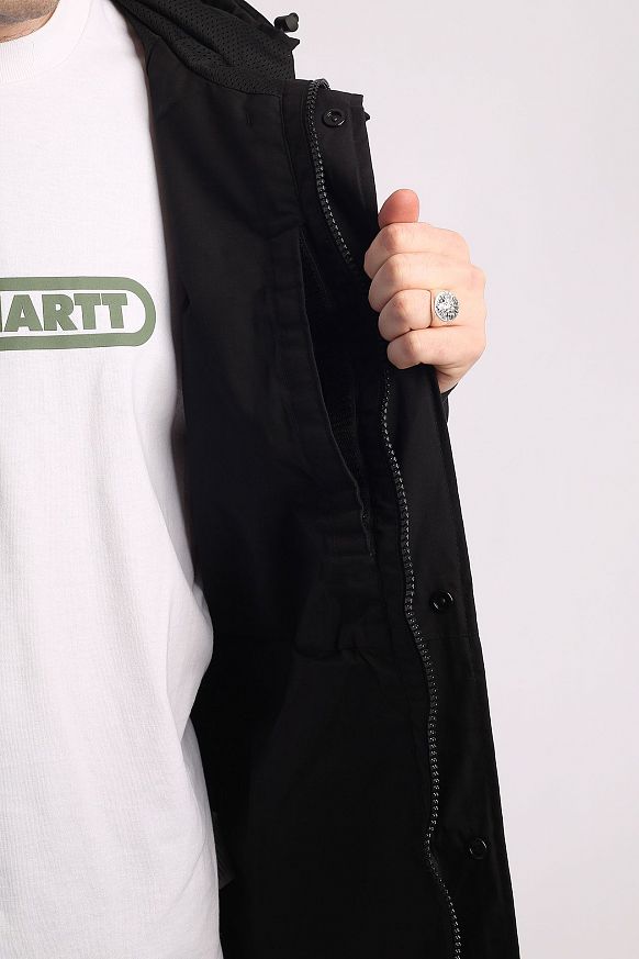 Мужская куртка Carhartt WIP Prospector Jacket (I031356-black/white) - фото 7 картинки