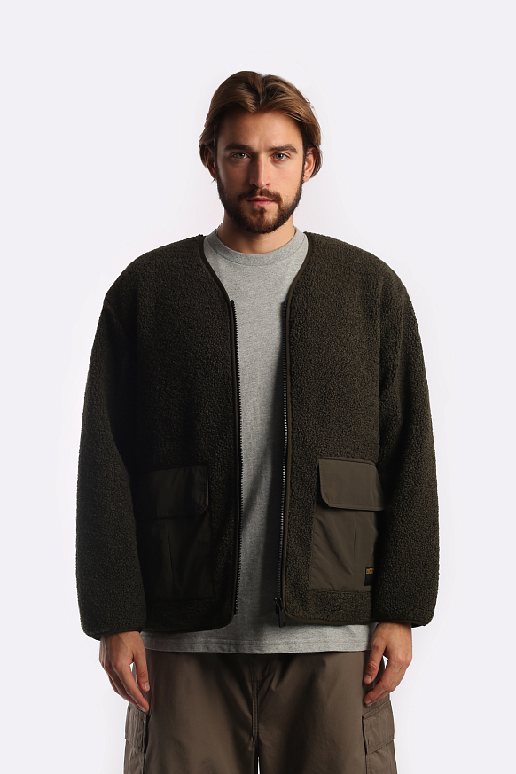 Мужская куртка Carhartt WIP Devin Liner (I032244-cypress) - фото 2 картинки