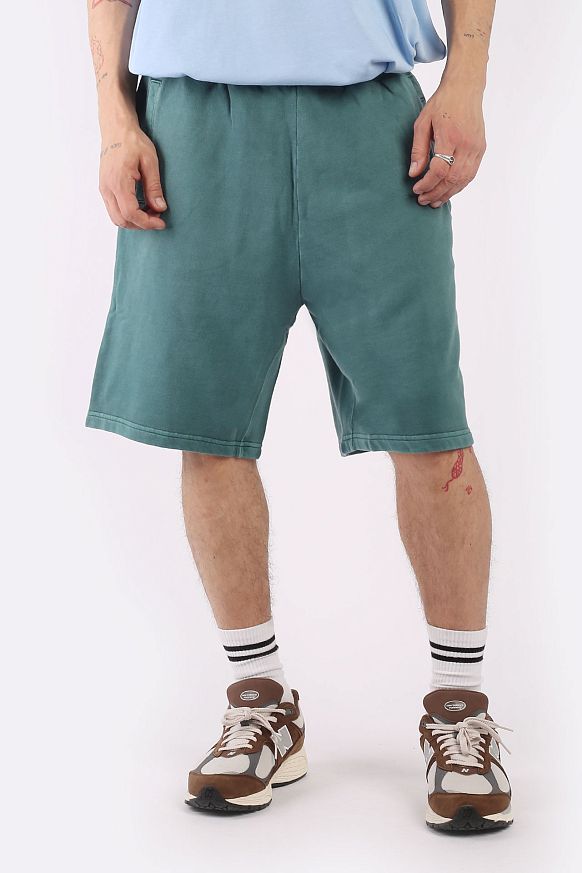 Мужские шорты Carhartt WIP Nelson Sweat Short (I030130-botanic) - фото 2 картинки