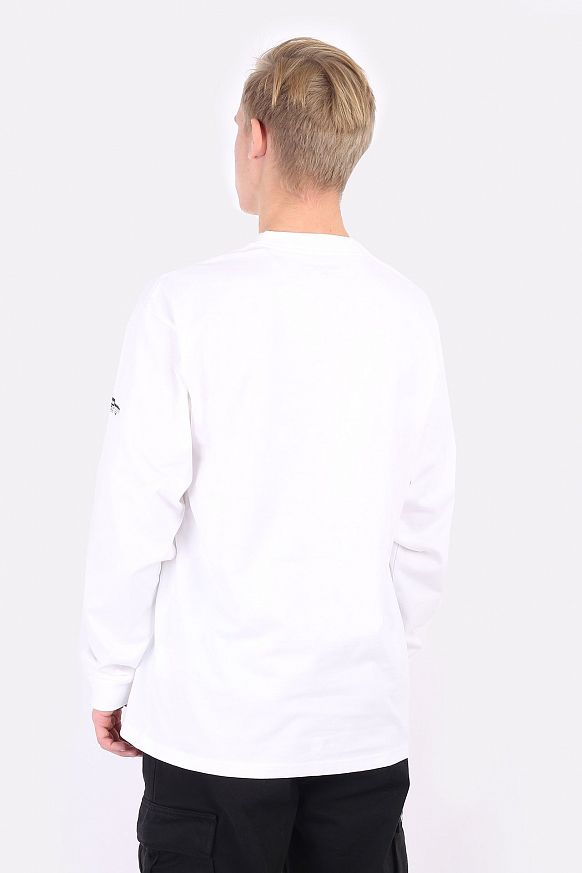 Мужской лонгслив Carhartt WIP L/S Kogancult Level T-Shirt (I029630-white) - фото 5 картинки