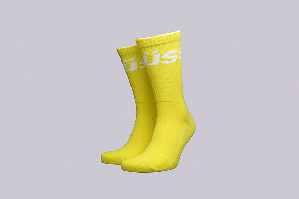 Мужские носки Stussy Jacquard Logo (138603-yellow)