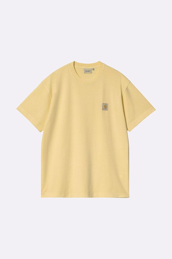 Мужская футболка Carhartt WIP S/S Nelson T-Shirt (I029949-air yellow gar dy)