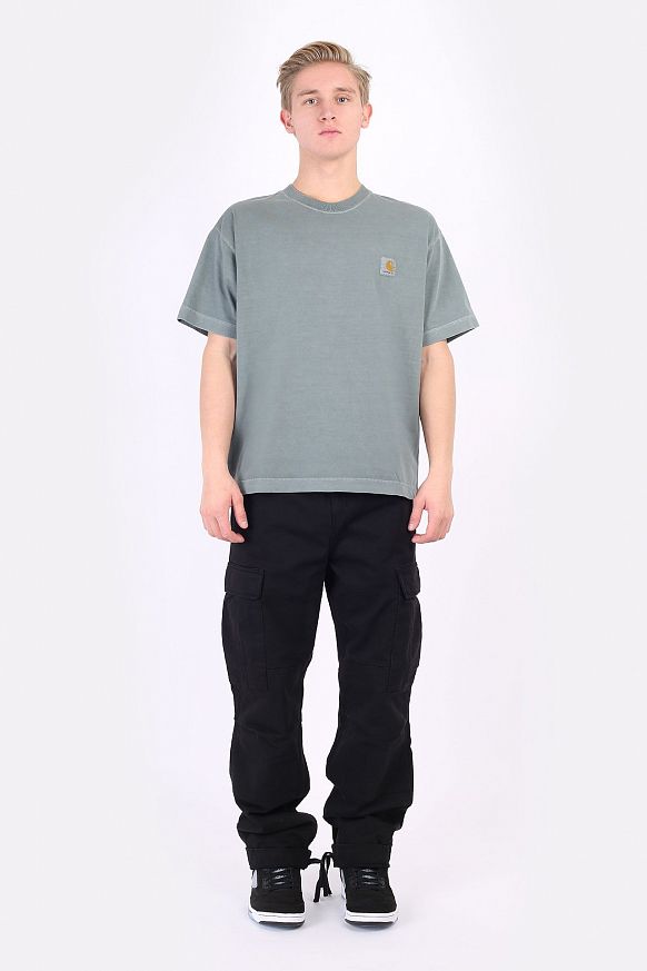 Мужская футболка Carhartt WIP S/S Vista T-Shirt (I029598-eucalyptus) - фото 5 картинки