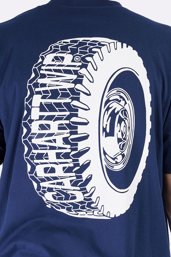 Мужская футболка Carhartt WIP S/S Tire T-Shirt (I034666-ink) - фото 6 картинки