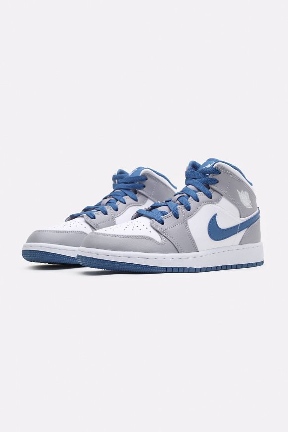 Женские кроссовки Jordan 1 Mid SE (GS) (DQ8423-014*) - фото 4 картинки