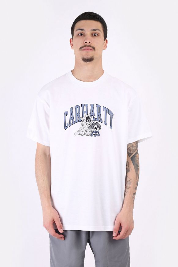 Мужская футболка Carhartt WIP S/S Kogancult Crystal T-Shirt (I029633-white) - фото 3 картинки