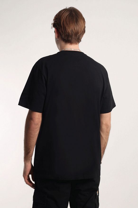 Мужская футболка Carhartt WIP S/S Pocket T-Shirt (I030434-black) - фото 5 картинки