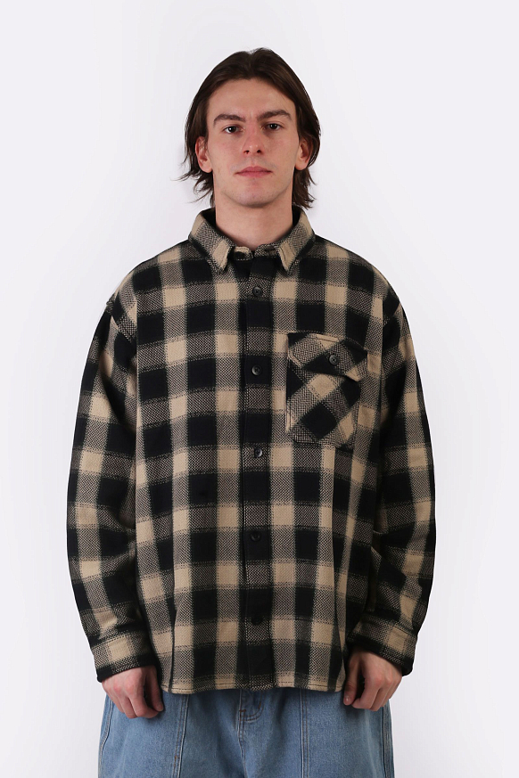 Мужская рубашка Carhartt WIP L/S Witten Shirt (I033834-witten check/wall) - фото 2 картинки