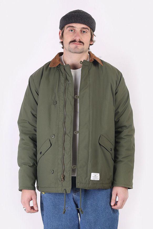 Мужская куртка Alpha Industries Deck Jacket (MJD51500C1 dark green)