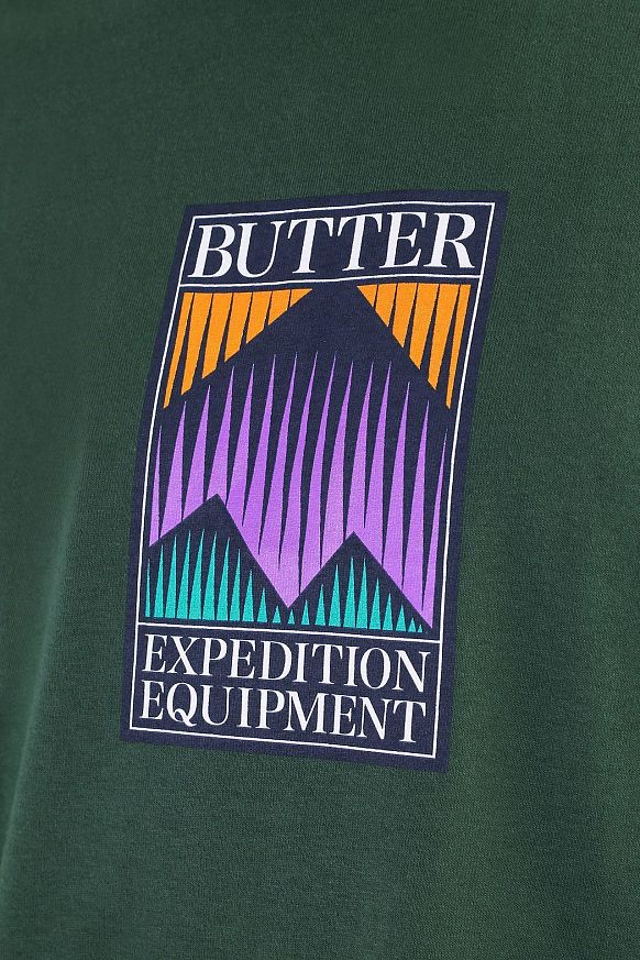 Мужская футболка Butter Goods Expedition Tee (EXPEDITION-forest green) - фото 2 картинки