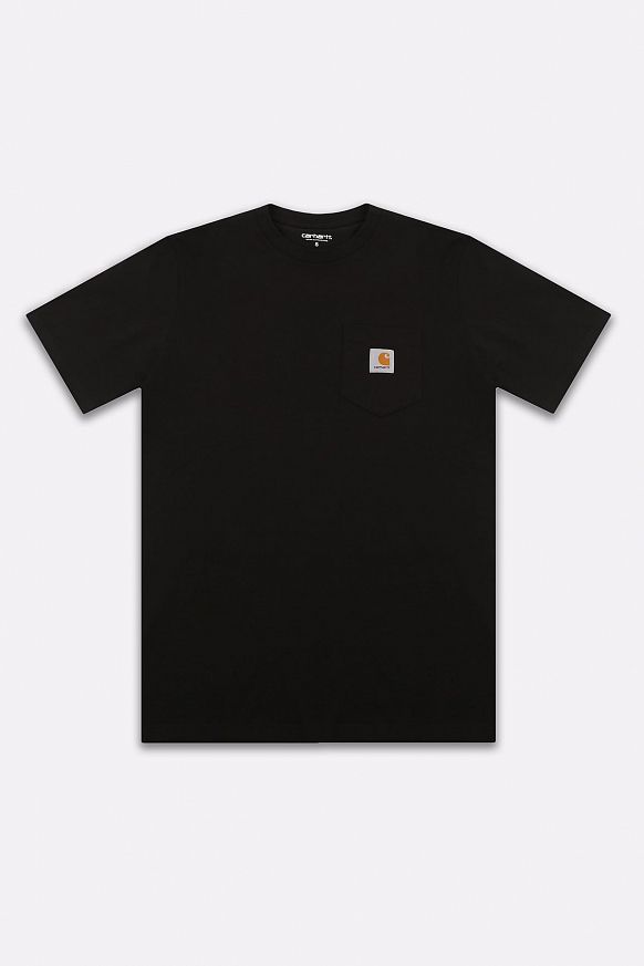 Мужская футболка Carhartt WIP S/S Pocket T-Shirt (I030434-black)