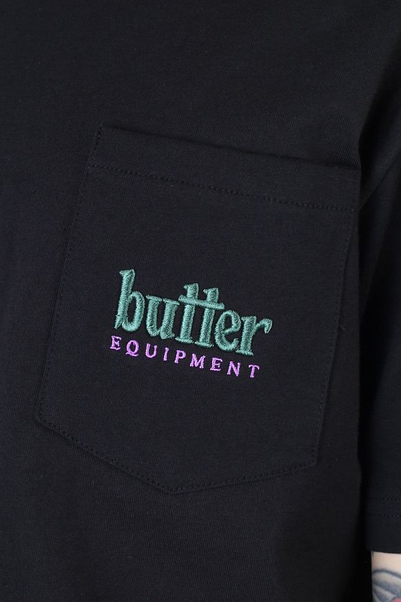 Мужская футболка Butter Goods Organic Tee (Organic-black) - фото 3 картинки