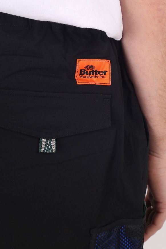 Мужские шорты Butter Goods Mesh Cargo Shorts (Mesh Cargo Shorts-black) - фото 7 картинки