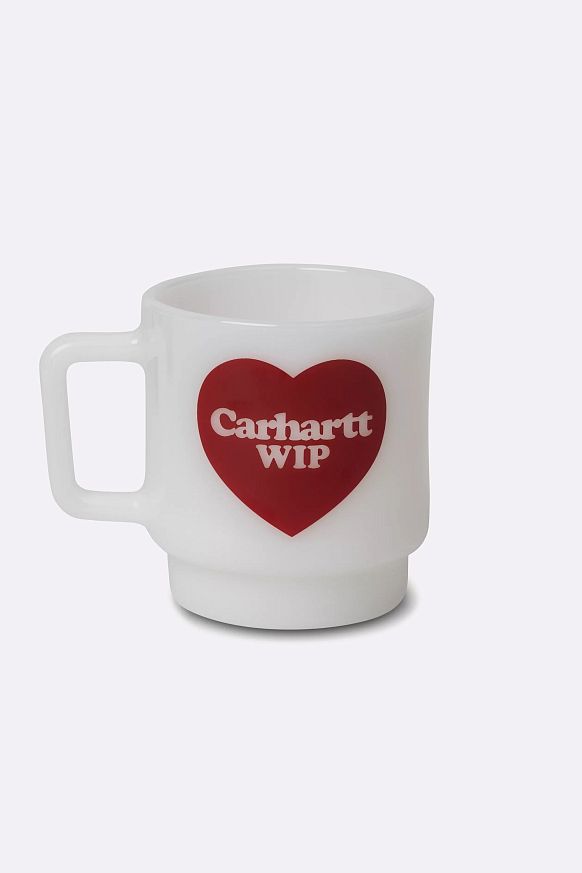 Кружка Carhartt WIP Heart Glass Mug (I035873-white)
