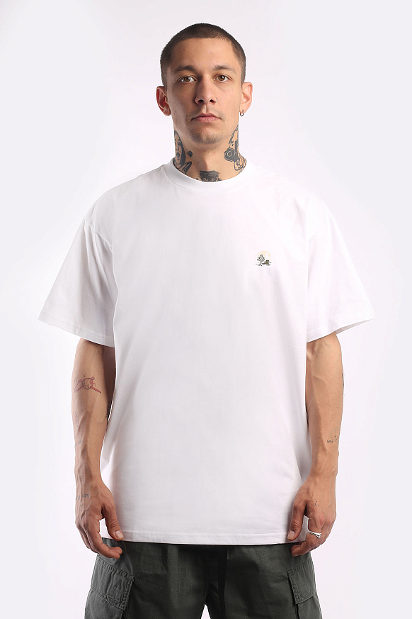 Мужская футболка Carhartt WIP S/S Big Buck T-Shirt (I032029-white) - фото 2 картинки