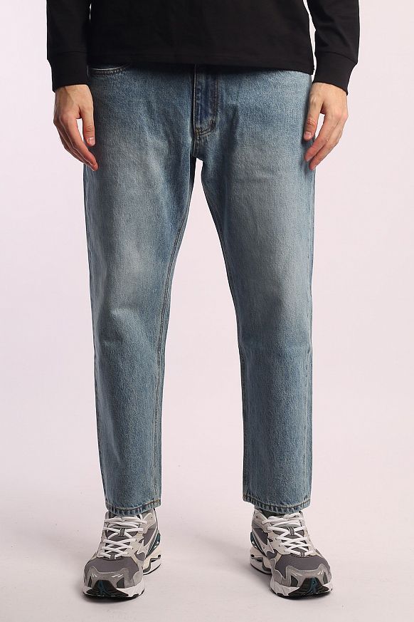 Мужские брюки FrizmWORKS Originals Garments Denim Pants (FZWOGPT012-blue) - фото 3 картинки