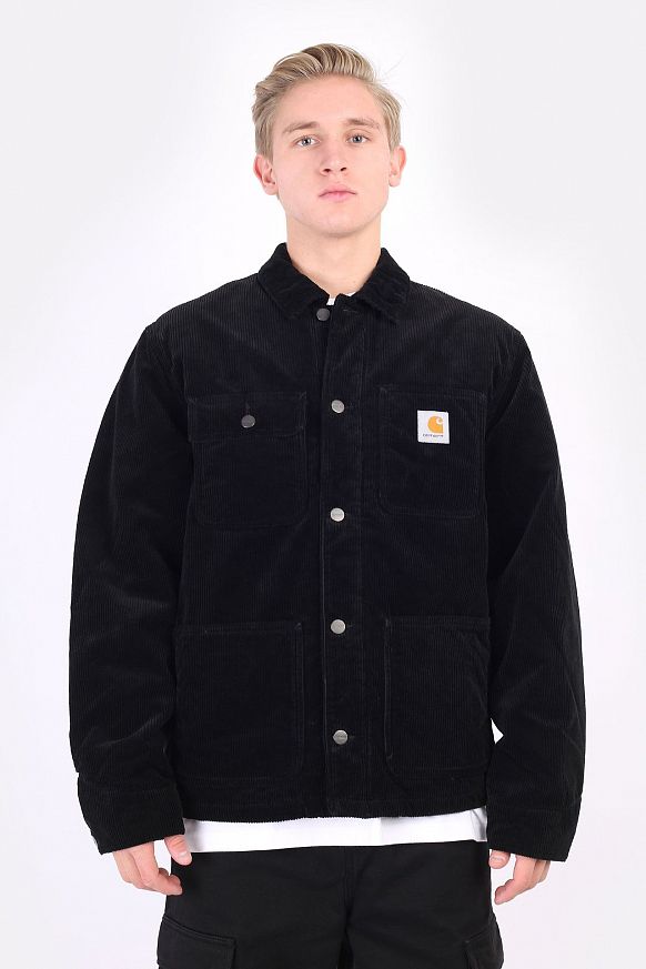 Мужская куртка Carhartt WIP Michigan Coat (I028628-black) - фото 3 картинки
