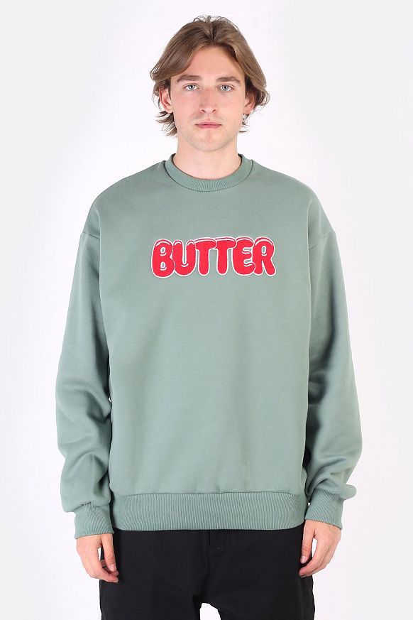 Мужская толстовка Butter Goods Goo Crewneck Sweatshirt (Goo Crewneck Sweatshirt S)
