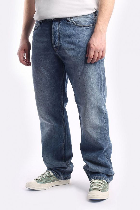 Мужские брюки Carhartt WIP Marlow Pant (I023029-blue) - фото 2 картинки