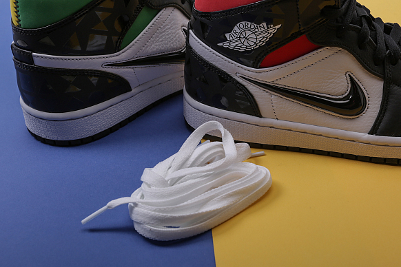 Мужские кроссовки Jordan 1 Mid SE Q54 (CJ9219-001) - фото 10 картинки