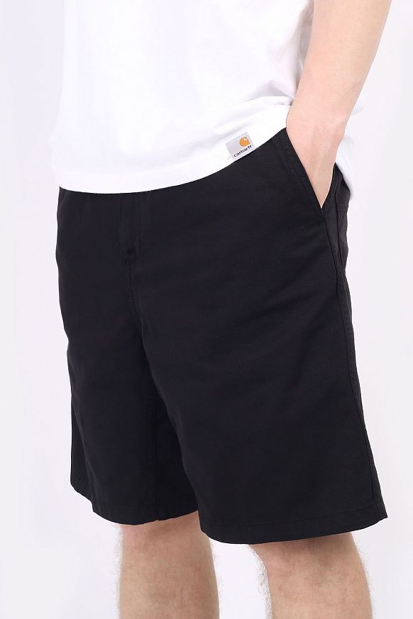 Мужские шорты Carhartt WIP Flint Short (I030480-black)