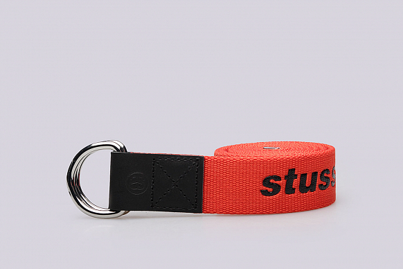 Ремень Stussy Puff Print D-Ring Belt (135140-red)