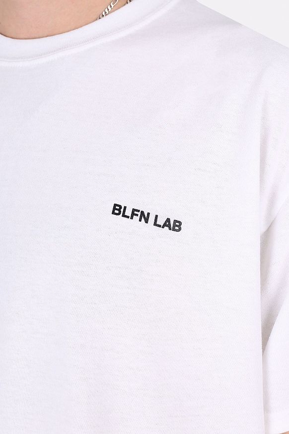Мужская футболка BLFN LAB Choice (LAB-white) - фото 2 картинки