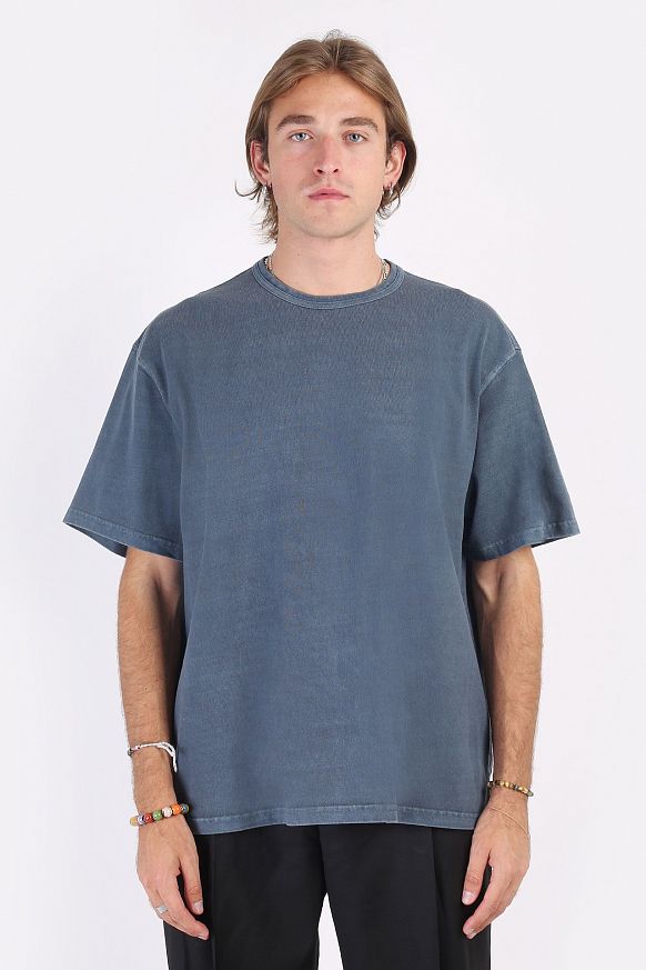 Мужская футболка FrizmWORKS OG Pigment Dyeing Half Tee (FZWOGTS007-blue)