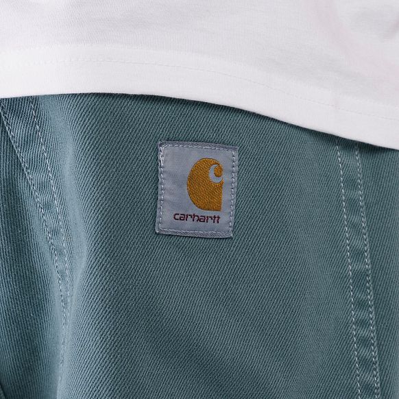 Мужские брюки Carhartt WIP Brandon Pant (I034809-silver pine st dy) - фото 7 картинки