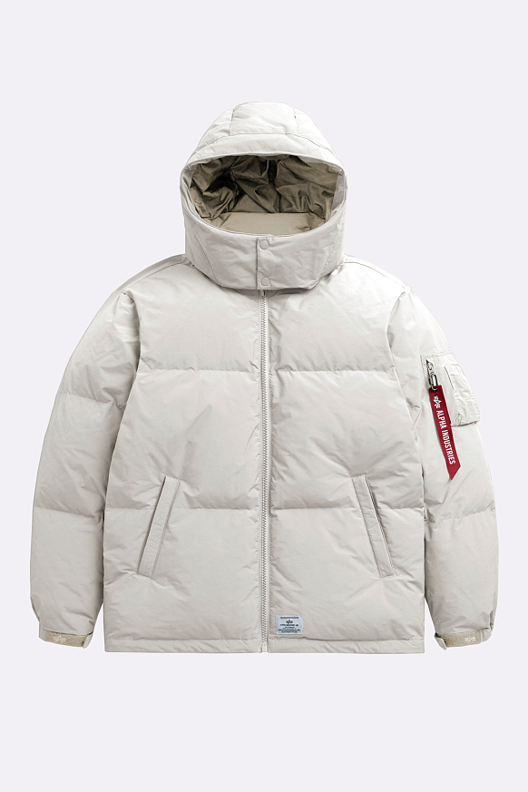 Мужская куртка Alpha Industries Puffer Parka (MJH53500C1-limestone)