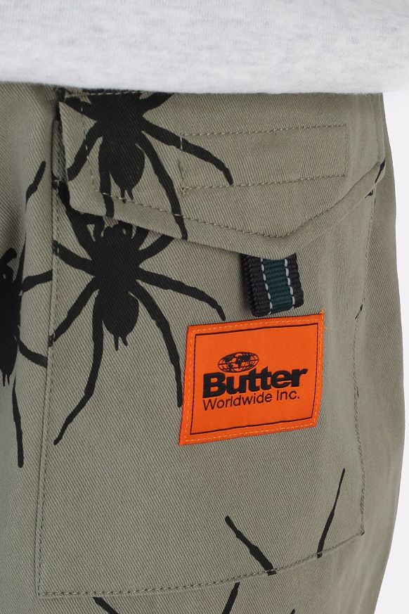 Мужские брюки Butter Goods Tarantula Pant (Tarantula-army) - фото 4 картинки
