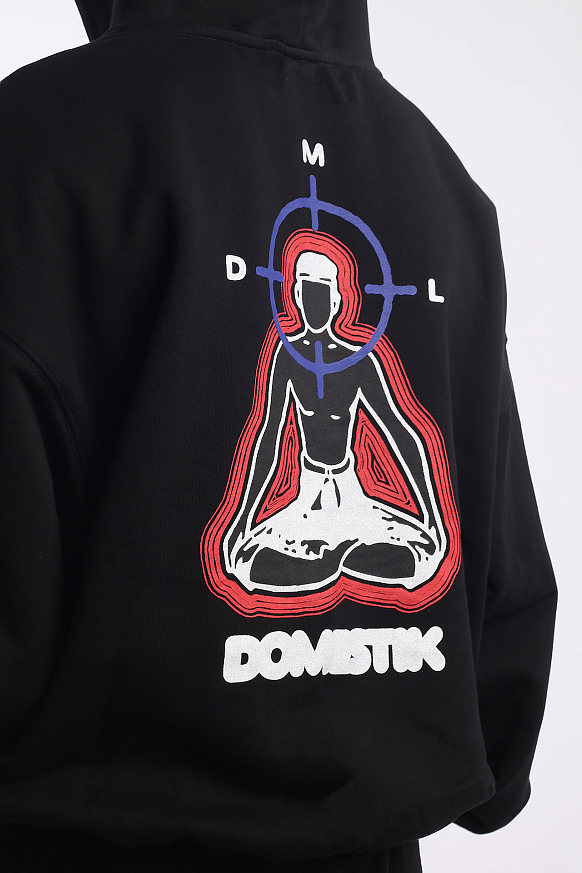 Мужская толстовка DeMarcoLab Enlightment Hoodie x Domestik (DM22EX04-DM02-blk) - фото 7 картинки