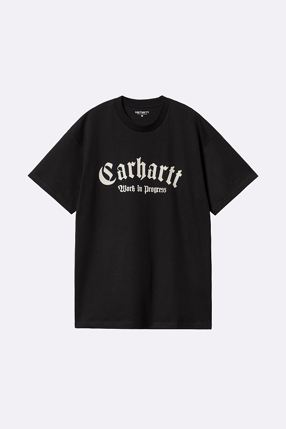 Мужская футболка Carhartt WIP S/S Onyx T-Shirt (I032875-black/wax)