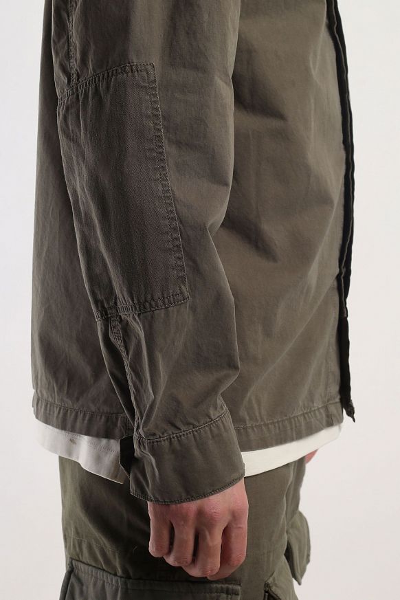 Мужская куртка Alpha Industries Contrast Shirt Jacket (MJC53003C1OG1107grn) - фото 6 картинки