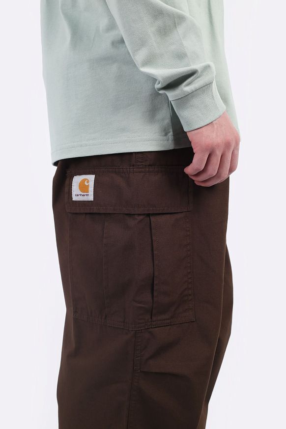 Мужские брюки Carhartt WIP Cole Cargo Pant (I030477-liberica rinsed) - фото 5 картинки