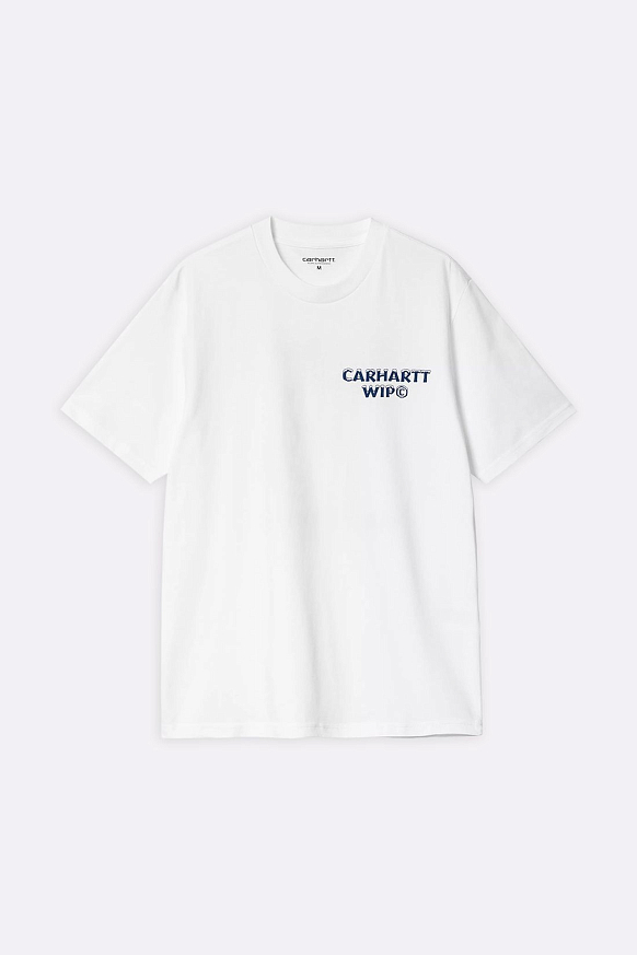 Мужская футболка Carhartt WIP S/S Ice T-Shirt (I034436-white)