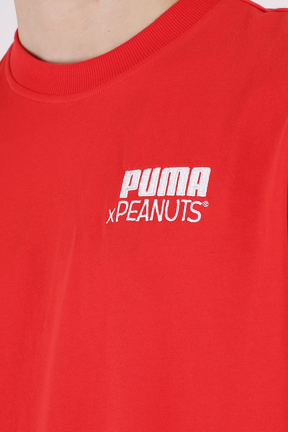 Мужская футболка PUMA x Peanuts Tee (53061611) - фото 4 картинки