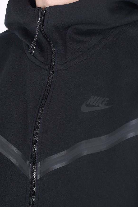 Мужская толстовка Nike Tech Fleece Hoodie Full-Zip (CU4489-010) - фото 4 картинки