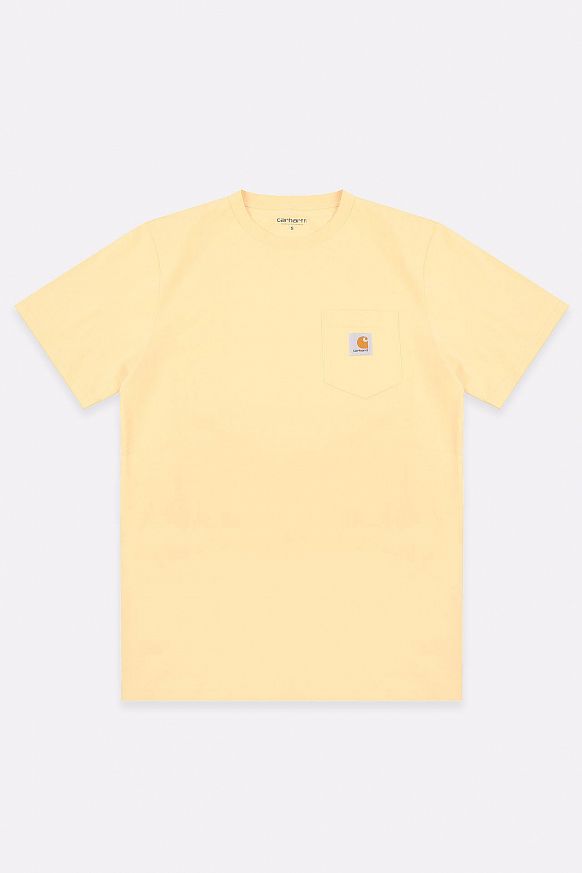 Мужская футболка Carhartt WIP S/S Pocket T-Shirt (I030434-citron)