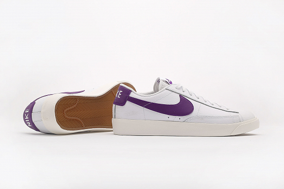 Мужские кроссовки Nike Blazer Low Leather (CI6377-103) - фото 3 картинки
