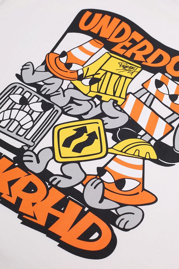 Мужская футболка Sneakerhead x UNDERDOG T-Shirt (UDxSNEAKER T-shirt/White) - фото 5 картинки