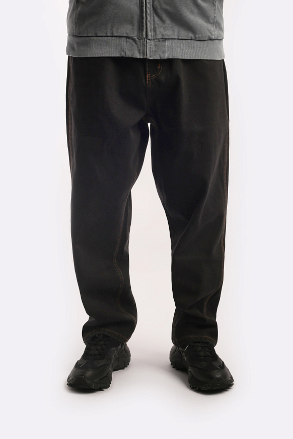 Мужские джинсы Butter Goods Wizard Denim Pants (Pants Washed Black) - фото 2 картинки