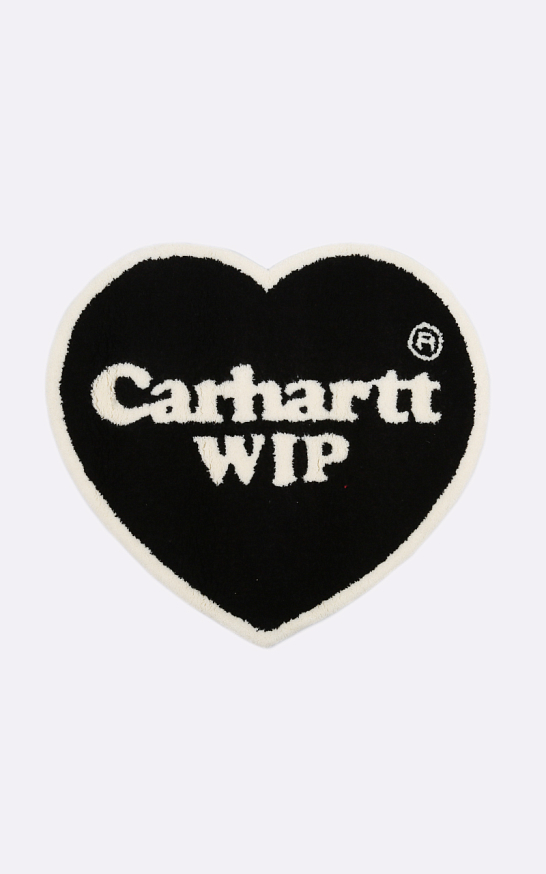 Ковёр Carhartt WIP Heart Rug (I032471-black/white)