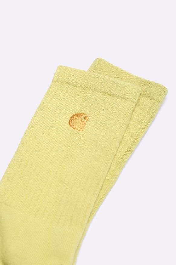 Мужские носки Carhartt WIP Chase Socks (I029421 Fandoghi-gold) - фото 2 картинки