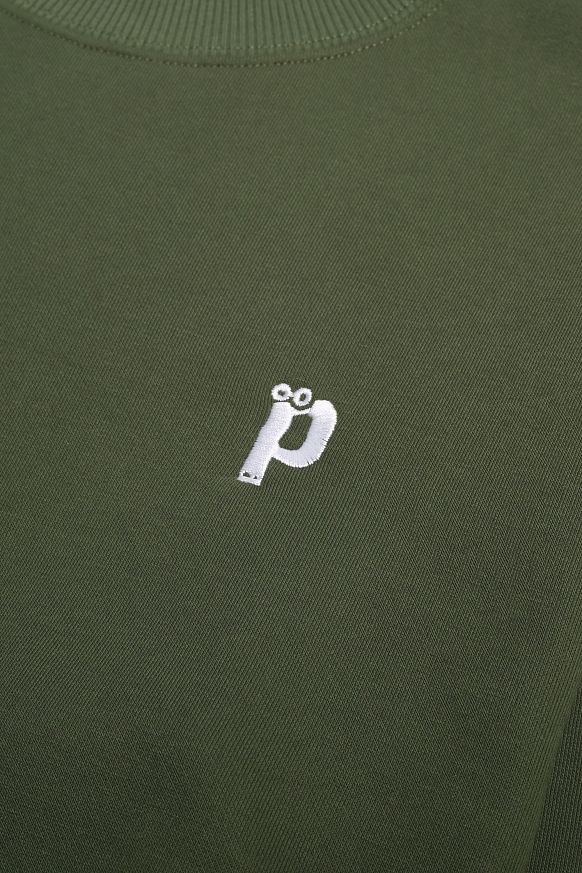 Мужская толстовка Postaments P Logo (P logo khaki) - фото 2 картинки