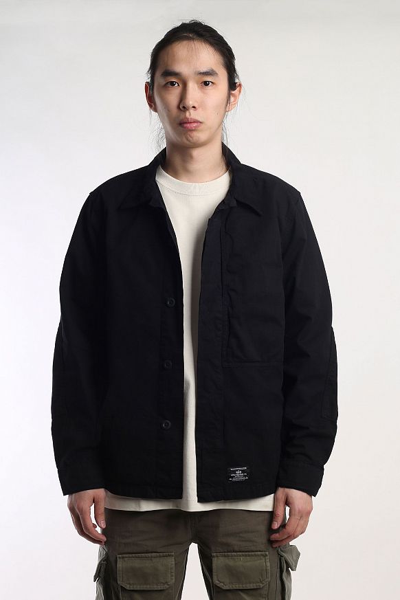 Мужская куртка Alpha Industries Contrast Shirt Jacket (MJC53003C1-black)