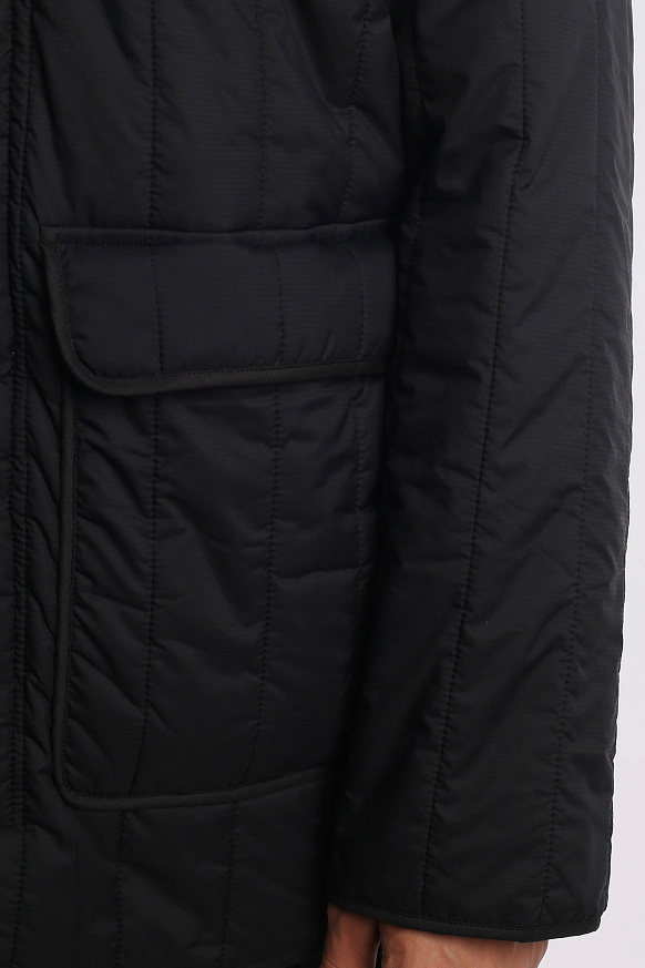 Мужская куртка Hombre Nino Stripe Quilting Jacket (0222-JK0005-black) - фото 5 картинки