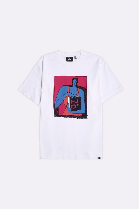 Мужская футболка Parra No Books T-shirt (54105-WHITE)